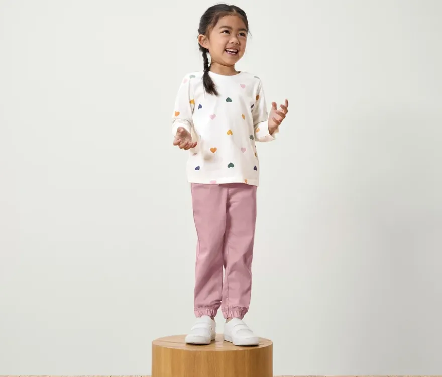 Kinder-Pull on pants ‒ Fit »Ella«, altrosa