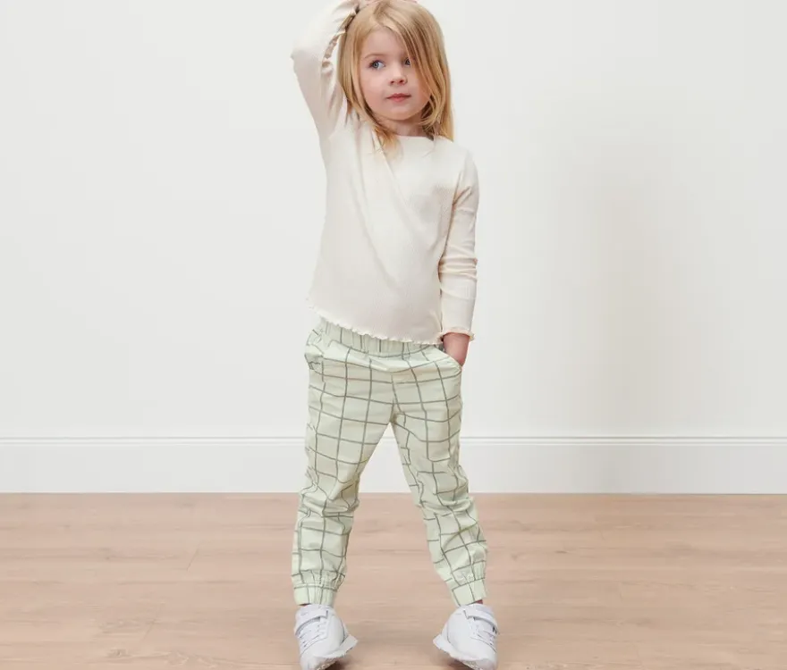 Kinder-Pull-on-Pants – Fit »Ella«, mintgrün