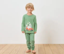 Kinder-Pyjama, grün