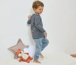 2 Kinder-Pyjamas, blau