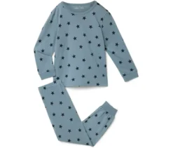 2 Kinder-Pyjamas, blau