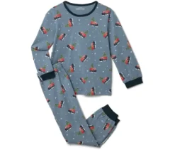 2 Kinder-Pyjamas, Blau