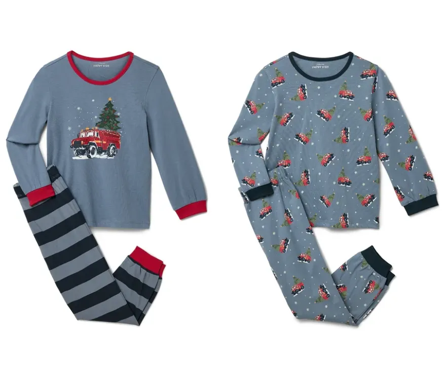 2 Kinder-Pyjamas, Blau