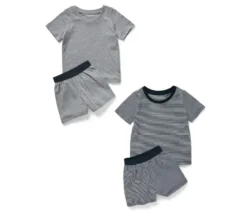2 Kinder-Pyjamas, kurz