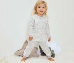 2 Kinder-Pyjamas, rosa