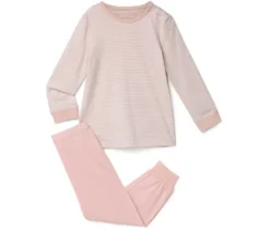 2 Kinder-Pyjamas, rosa