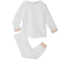 2 Kinder-Pyjamas, rosa