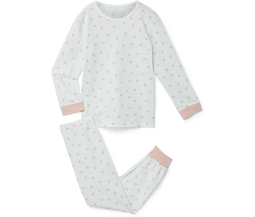 2 Kinder-Pyjamas, rosa