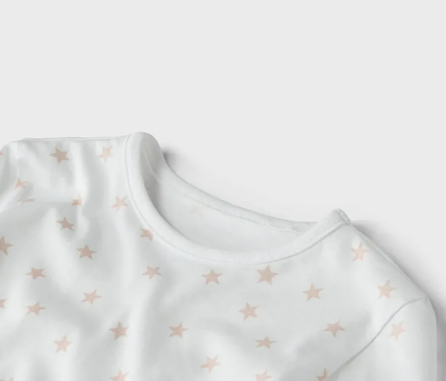 2 Kinder-Pyjamas, rosa