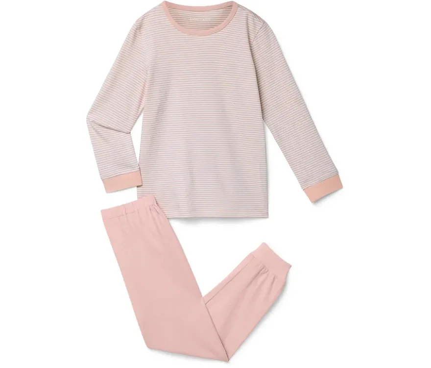 2 Kinder-Pyjamas, rosa