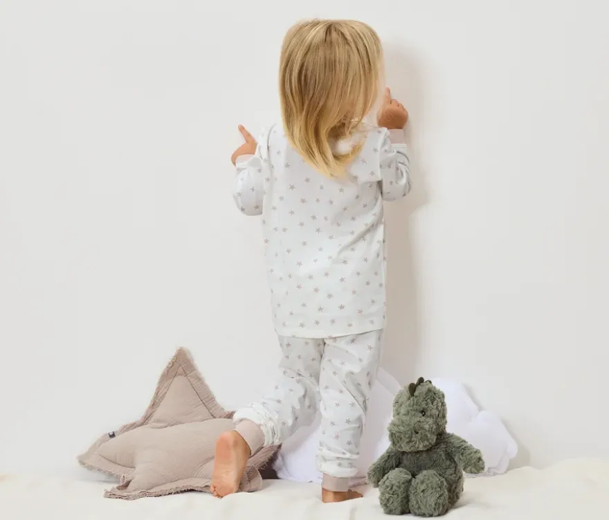 2 Kinder-Pyjamas, rosa