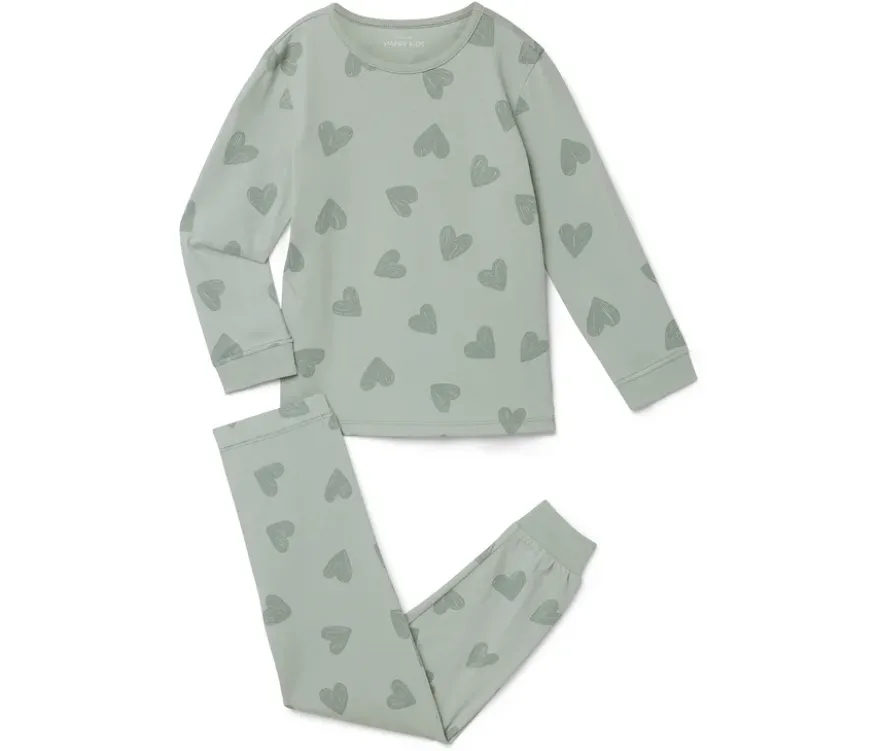 2 Kinder-Pyjamas, schmetterling