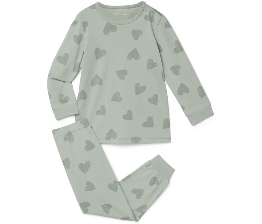 2 Kinder-Pyjamas, schmetterling