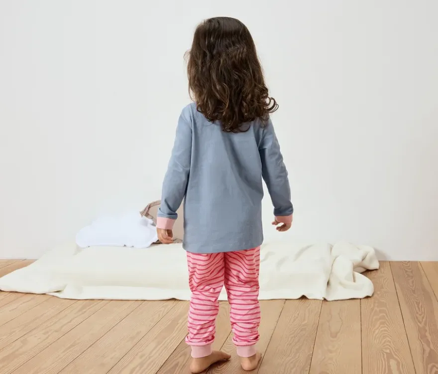 2 Kinder-Pyjamas, schmetterling