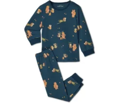 2 Kinder-Pyjamas, Waldtiere