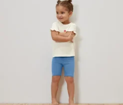 2 Kinder-Radler-Leggings, blau