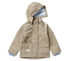Kinder-Regenjacke, braun