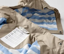 Kinder-Regenjacke, braun