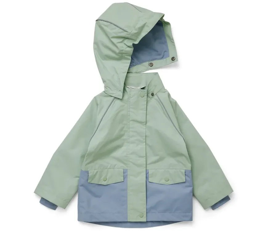 Kinder-Regenjacke, grün