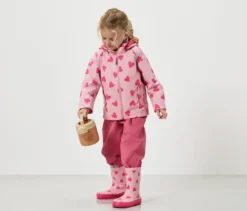 Kinder-Regenjacke, Herzen