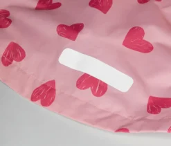 Kinder-Regenjacke, Herzen
