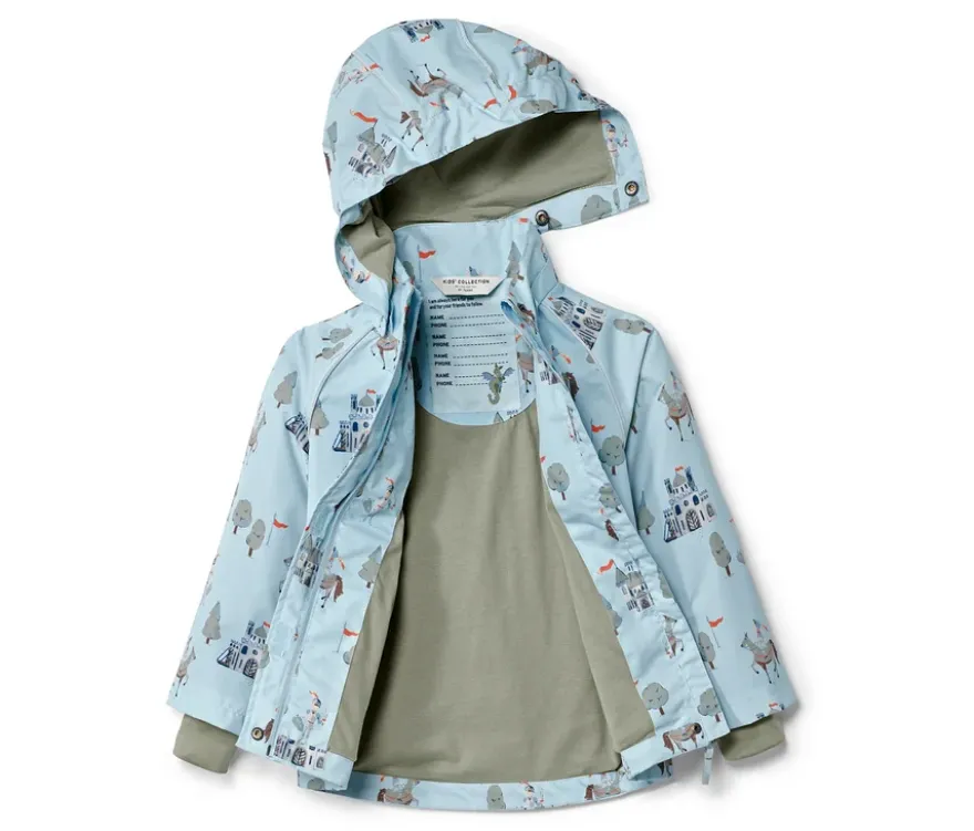 Kinder-Regenjacke, Ritter