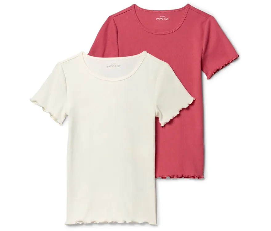 2 Kinder-Rippshirts