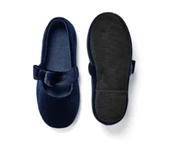 Kinder-Samt-Ballerinas