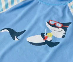 Kinder-Shirt mit UV-Schutzfaktor 50+, Hai