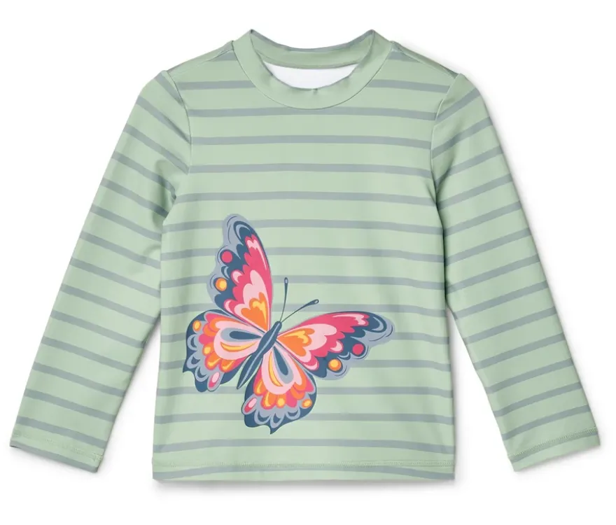 Kinder-Shirt mit UV-Schutzfaktor 50+, Schmetterling