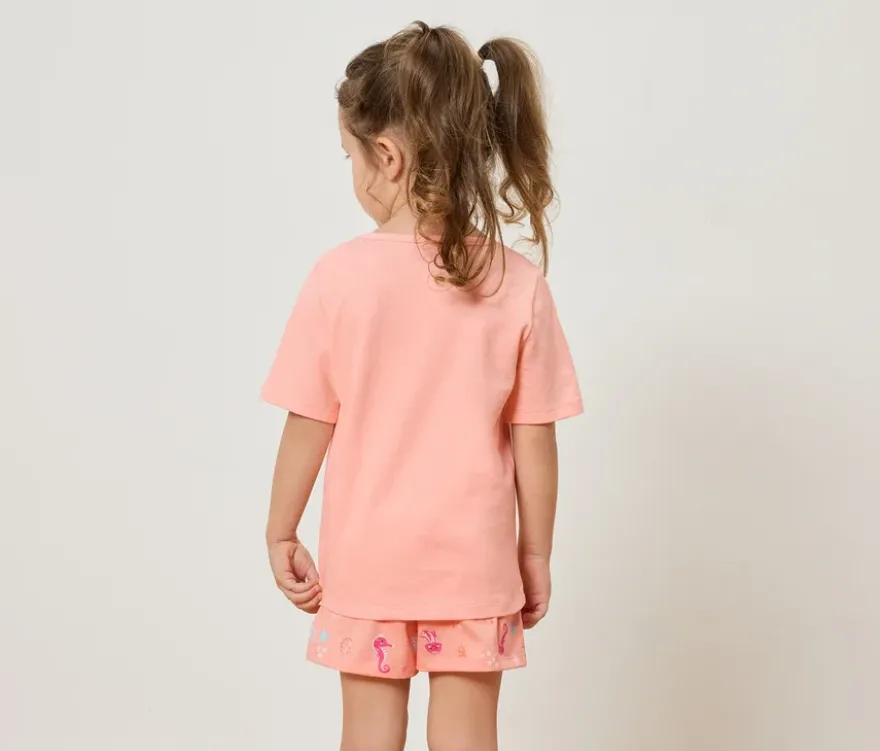 2 Kinder-Shorty-Pyjamas, Seepferdchen