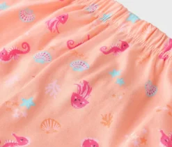2 Kinder-Shorty-Pyjamas, Seepferdchen