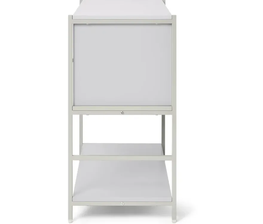 Kindersideboard »GRADE« mit Schiebetüren, grau