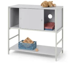 Kindersideboard »GRADE« mit Schiebetüren, grau