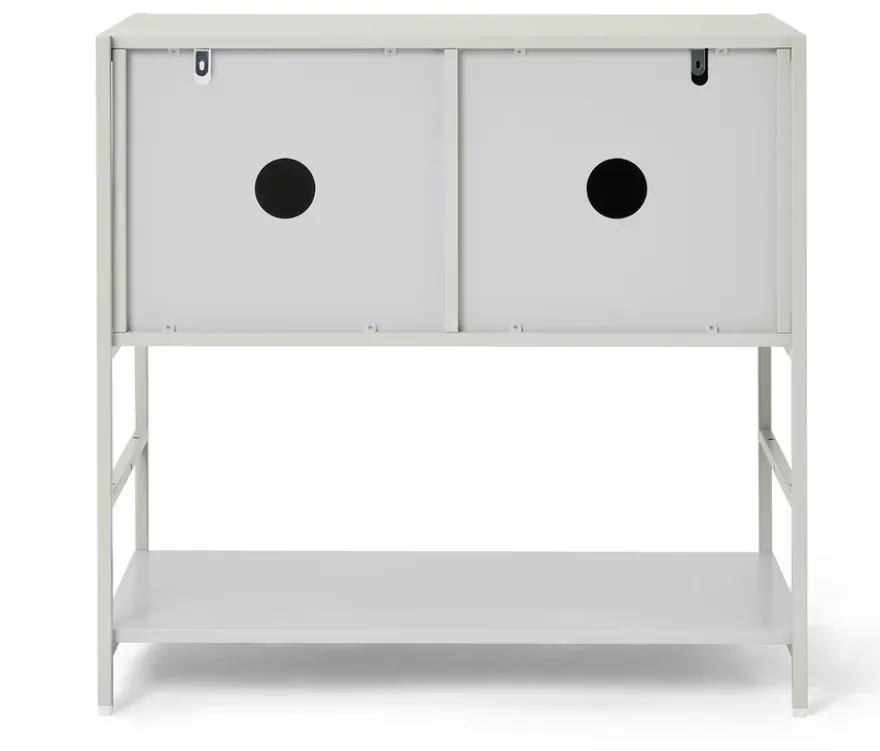 Kindersideboard »GRADE« mit Schiebetüren, grau