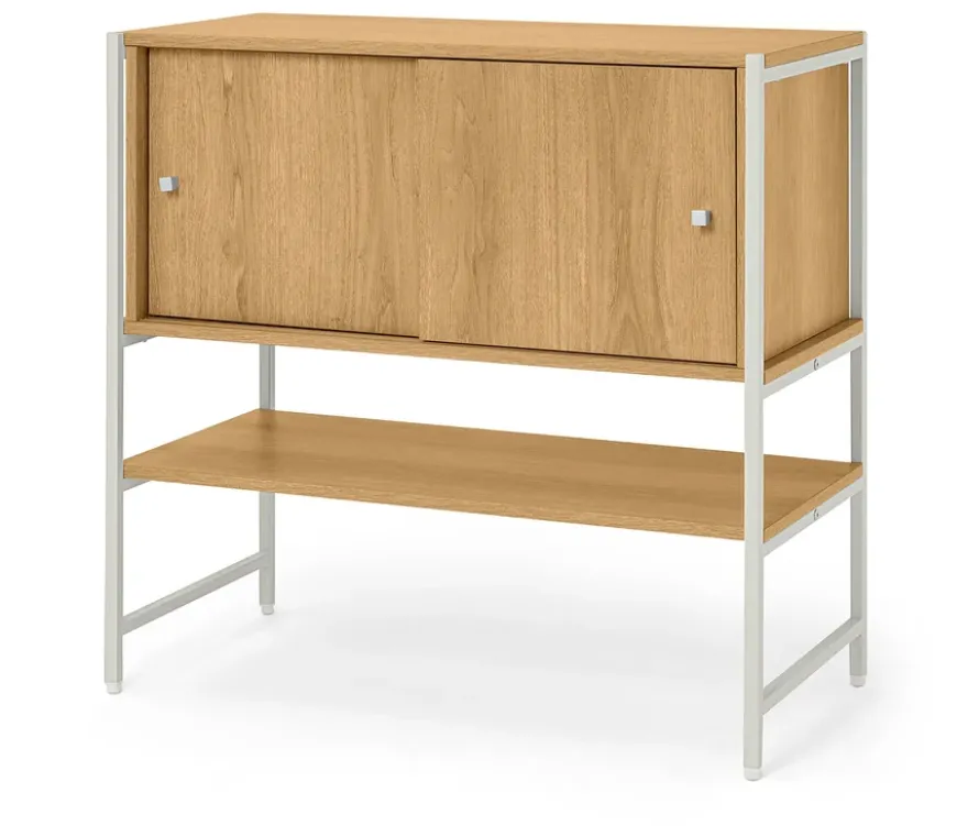 Kindersideboard »GRADE« mit Schiebetüren, holzoptik