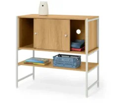 Kindersideboard »GRADE« mit Schiebetüren, holzoptik