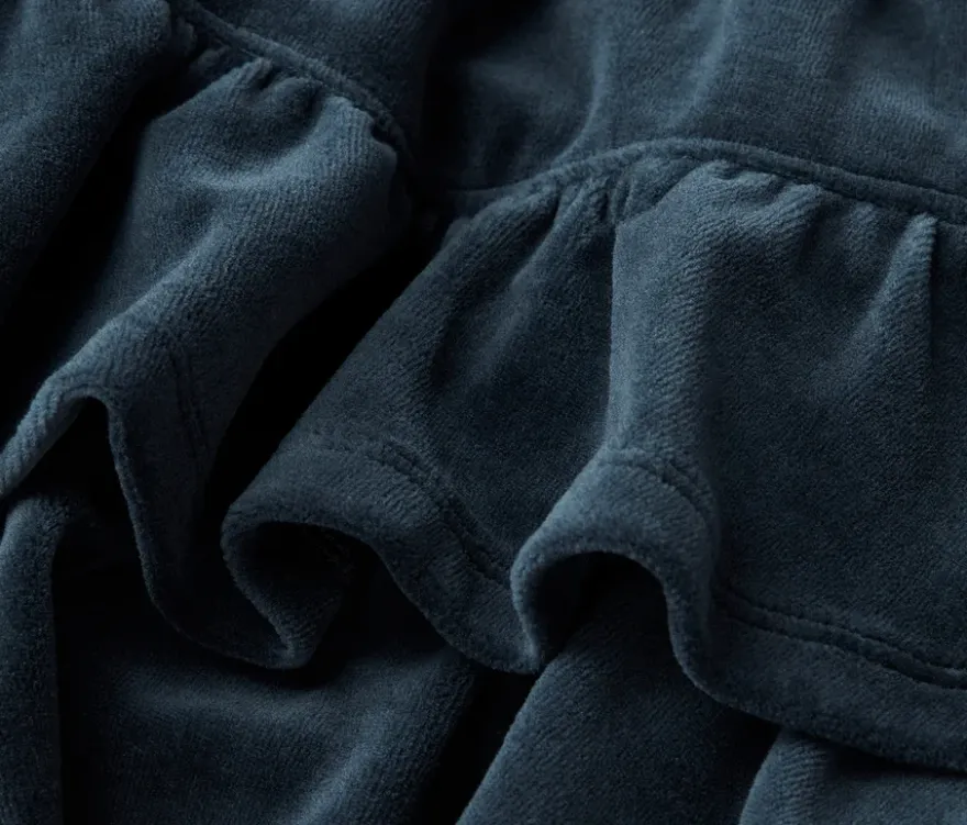 Kinder-Soft-Velvet-Stufenrock
