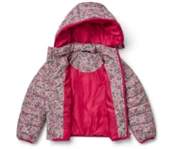 Kinder-Steppjacke, geblümt