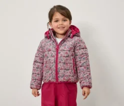 Kinder-Steppjacke, geblümt