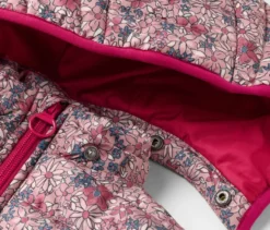 Kinder-Steppjacke, geblümt