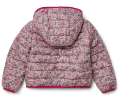 Kinder-Steppjacke, geblümt