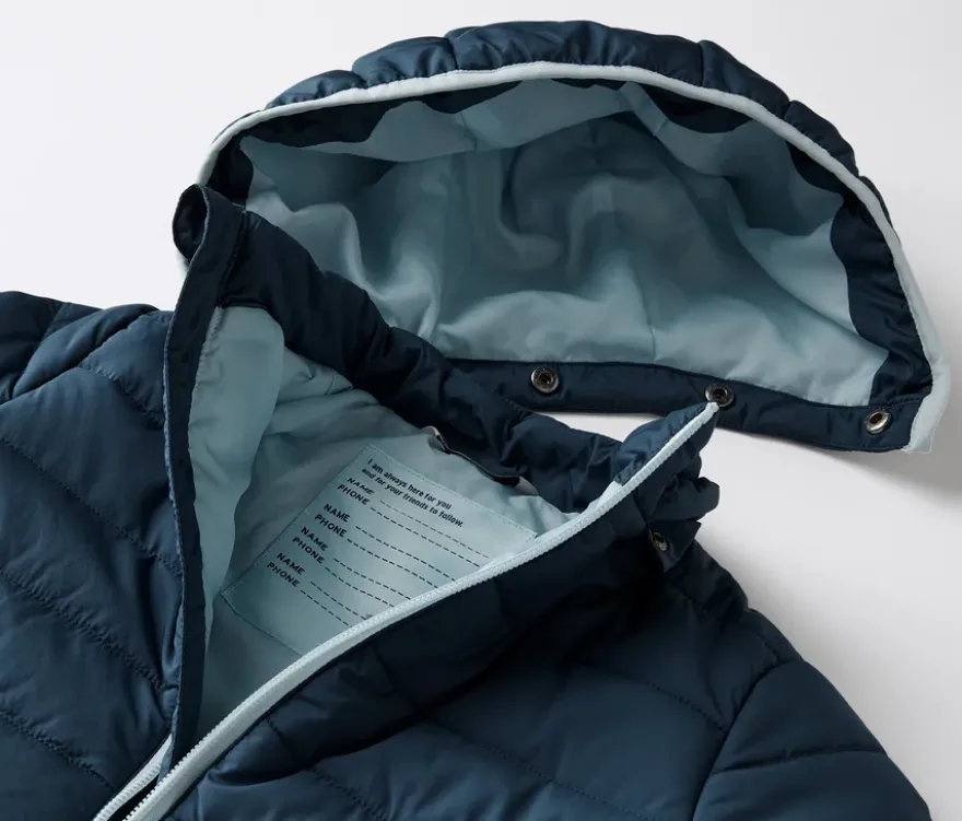Kinder-Steppjacke, navy