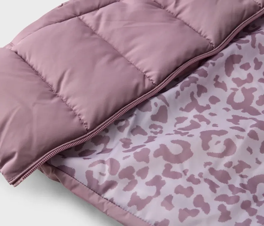 Kinder-Steppweste, mauve