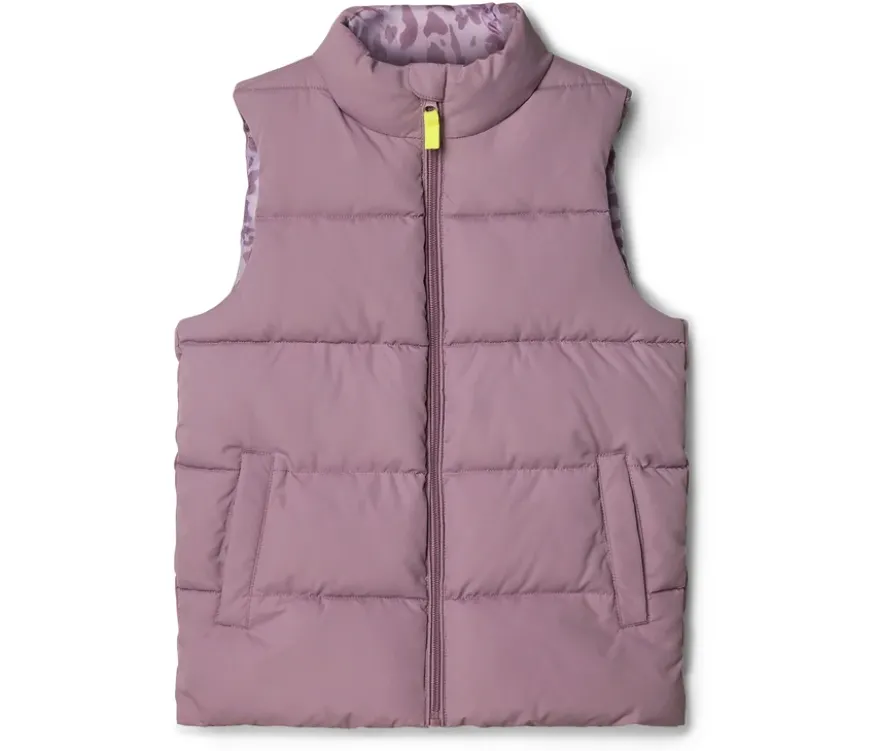 Kinder-Steppweste, mauve