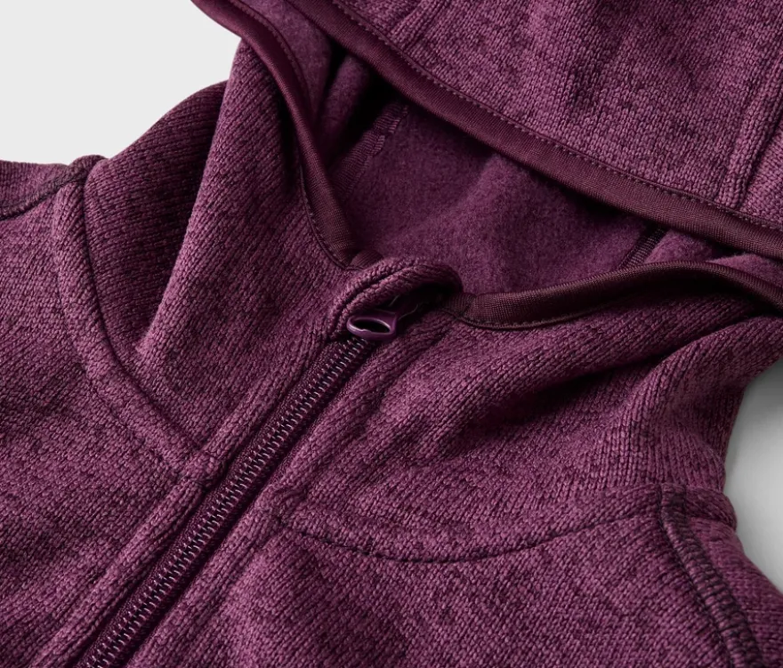 Kinder-Strickfleecejacke