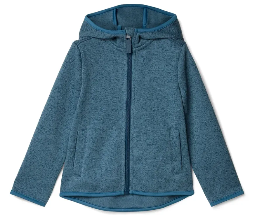 Kinder-Strickfleecejacke