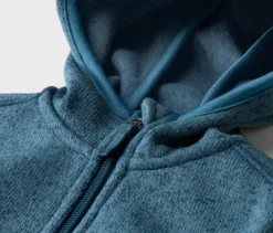 Kinder-Strickfleecejacke