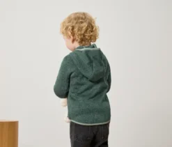 Kinder-Strickfleecejacke