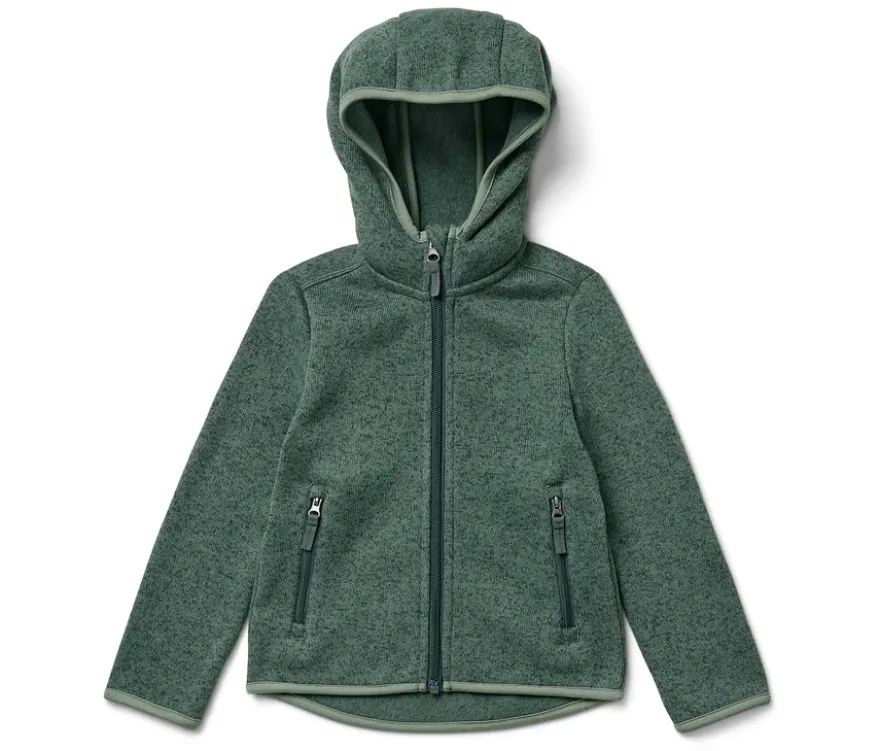 Kinder-Strickfleecejacke